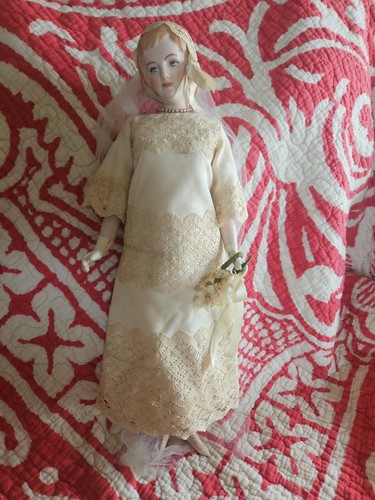 Gorgeous vintage bisque - gorgeous, 15"